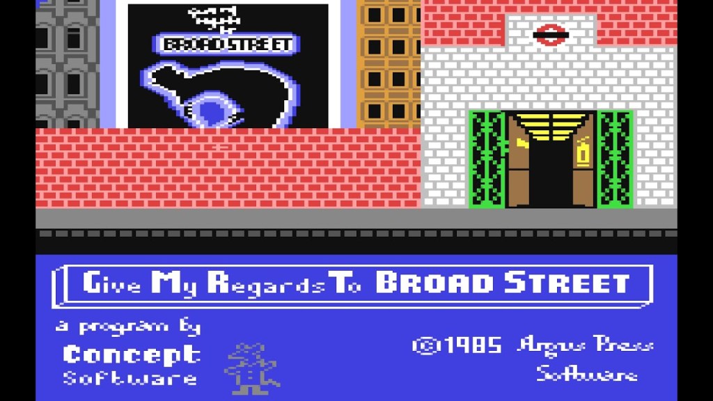 Give My Regards To Broad Street&nbsp;(videogame)